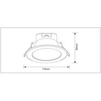10W Tri-Colour Switch Dimmable Downlight