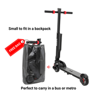 Moov8 X6 Folding eScooter – Ultra-Light Design That Fits in a Backpack with Free Backpack