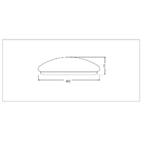 30W Tri-Colour Oyster with sensor