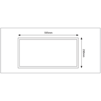 20W Tri-Colour Panel - 295x595