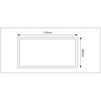 72W 6000K Panel - 595x1195mm