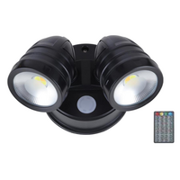 Twin Spotlight with microwave sensor