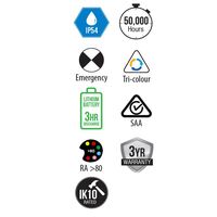 4ft Slimline Emergency Batten