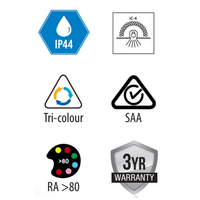 12W Fixed Spot COB Downlight - White