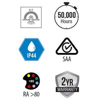 20/40W Tricolour Downlight (200mm)