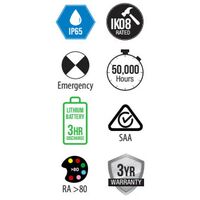 2ft T8 Tube Batten - Weatherproof