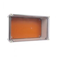 AT-1525-1 - 150MM H X 250MM W X 130MM D  IP66 - ABS/PC Polycarbonate Clear Lid Enclosure