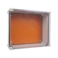 AT-2020 - 200MM H X 200MM W X 130MM D  IP66 - ABS/PC Polycarbonate Clear Lid Enclosure