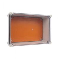 AT-2939 - 290MM H X 390MM W X 160MM D  IP66 - ABS/PC Polycarbonate Clear Lid Enclosure