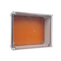 AT-2834 - 340MM H X 280MM W X 130MM D  IP66 - ABS/PC Polycarbonate Clear Lid Enclosure
