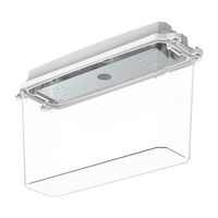 EMERGENCY EXIT SELK1500EX3 - WHITE / CLEAR