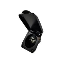 CI/10/BLK - Caravan Inlet 10 Amp Black