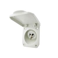 CI/15 - Caravan Inlet 15 Amp White