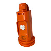 Orange Suspension Extension Socket 15AMP 3 Pin 250V