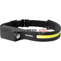 CAMELION RECHARGEABLE HEAD LIGHT-HIGH BRIGHT COB LIGHT-black head band