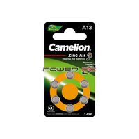CAMELION A13 ZINC AIR 1.45V PACK OF 6