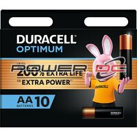 DURACELL OPTIMUM ALKALINE AA 10 PACK