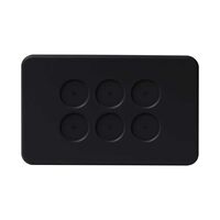 PIXIE AMBIENCE WALL & FACE PLATES - SEMI GLOSS BLACK  FACE PLATE ONLY