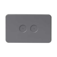 PIXIE AMBIENCE WALL & FACE PLATES - SEMI GLOSS GREY  FACE PLATE ONLY