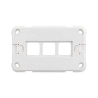 PIXIE AMBIENCE WALL & FACE PLATES - WHITE - WALL PLATE ONLY