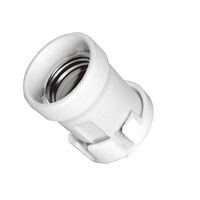 E27 LAMPHOLDER - WHITE