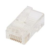 Plug RJ45 8P8C C5E Solid UTP 100PK