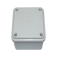 Adaptable Box PVC 100 x 100 x 75mm Grey