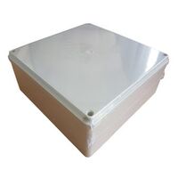 Adaptable Box PVC 225 x 225 x 75mm Grey