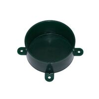Disposable Lid with Lugs for Junction Boxes Green