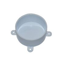 Disposable Lid with Lugs for Junction Boxes White