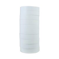 Insulation Tape White Pack of 10 Rolls