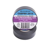 CABPRO PVC Electrical Tape 2610 - Black 19mm x 20m