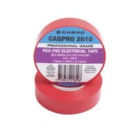 CABPRO PVC Electrical Tape 2610 - Red 19mm x 20m