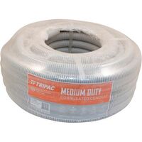 Tripac Medium Duty PVC Corrugated Conduit Grey 25mm X 20m
