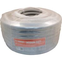 Tripac Medium Duty PVC Corrugated Conduit Grey 25mm X 50m