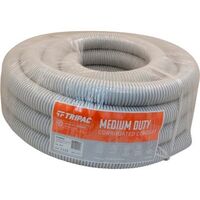 Tripac Medium Duty PVC Corrugated Conduit Grey 40mm X 10m