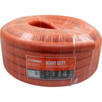 Tripac Heavy Duty PVC Corrugated Conduit Orange 40mm X 25m