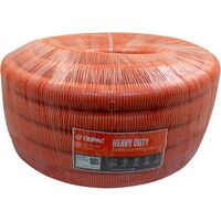 Tripac Heavy Duty PVC Corrugated Conduit Orange 50mm X 25m