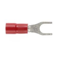 Forked Spade 3mm Red Dg
