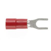 Forked Spade 3mm Red