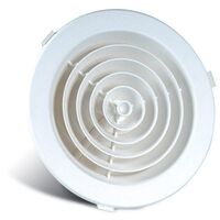 Jet Centre Grille 200mm Duct | Central Jet Design | Durable Construction by Allvent