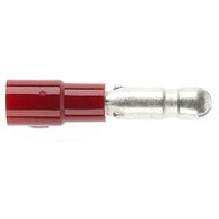 Male Bullet 4mm Red Dg