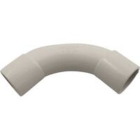 Standard Bend Fitting PVC 25mm Grey