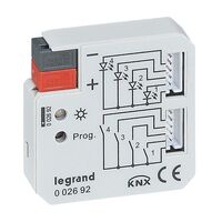 KNX Flush Mount Interface | 4 Inputs & 4 Outputs | Dry Contact | Legrand