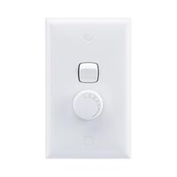 Rotary Dimmer Switch 250VA | 2 Wire Trailing Edge | White Finish by Legrand
