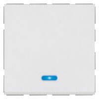 2-Way Push Button Switch 6A 250V | Blue LED | White Finish by Legrand