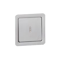 Illuminated 2-Way Rocker Switch | IP55 & IK10 | Magnesium by Legrand