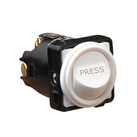 Spring Return Switch Mechanism 2 Way | 16A 240V | 'PRESS' Engraved White by Legrand