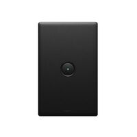 Smart Light Switch 1 Gang | Voice & App Control | Matt Black by Legrand