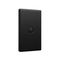 Smart Dimmer 1 Gang | Wireless Control | Matt Black by Legrand